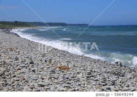 鳥取県 鳴り石の浜(花見海岸) 鳥取県 鳴り石の浜(花見海岸) 56649244