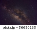 Milky way in dark night 56650135