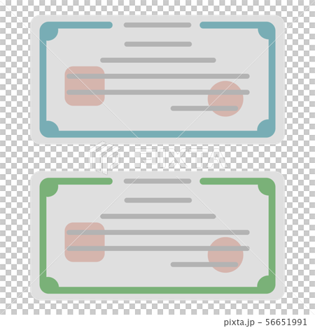 票的例證 票的例證 56651991