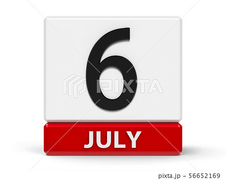 Cubes calendar 6th July Cubes calendar 6th July 56652169