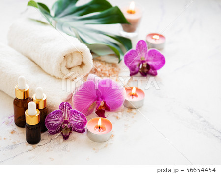 Spa products with orchids Spa products with orchids 56654454