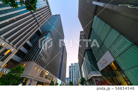 日本の東京都市景観 東京・有楽町(ルミネなど) 日本の東京都市景観 東京・有楽町(ルミネなど) 56654546