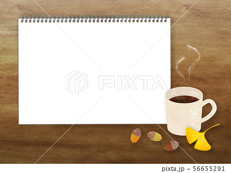 コーヒーとスケッチブック 56655291