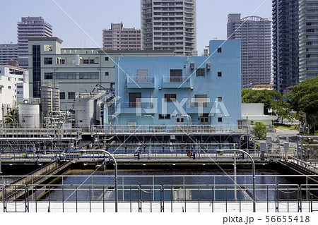 芝浦水再生センターの写真素材