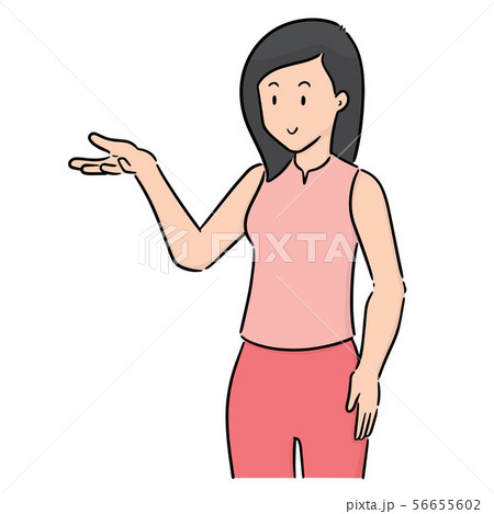 vector of woman vector of woman 56655602