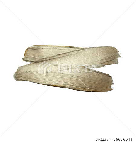 Silver paint brush stroke on white background. Silver paint brush stroke on white background. 56656043
