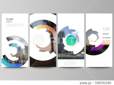 The minimalistic vector illustration of the editable layout of flyer, banner design templates 56656280