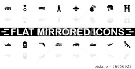 Military - Flat Vector Icons 56656922