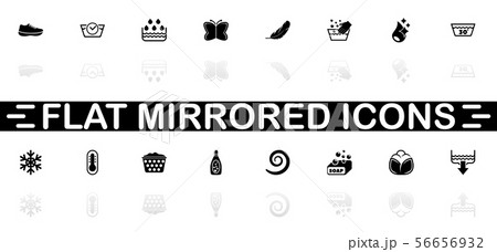 Washing - Flat Vector Icons 56656932