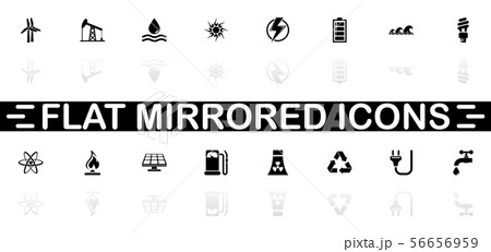 Energy - Flat Vector Icons Energy - Flat Vector Icons 56656959