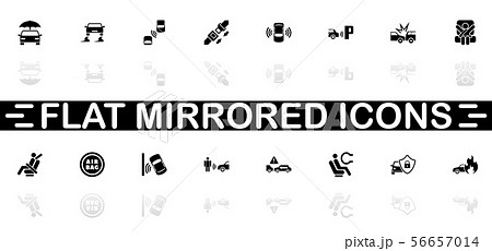 Auto Safety - Flat Vector Icons 56657014