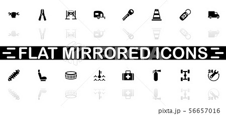 Car Repair - Flat Vector Icons 56657016