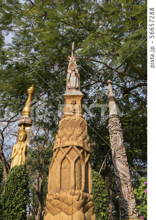 THAILAND PHRAE WOOD CARVING BUDDHA THAILAND PHRAE WOOD CARVING BUDDHA 56657288