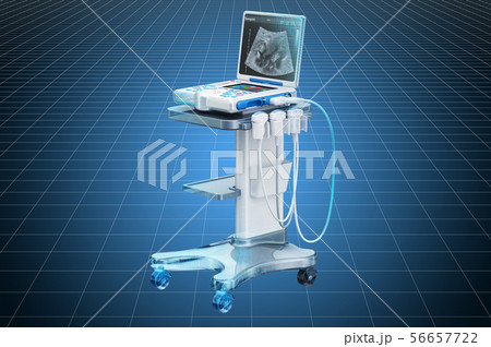 model of medical ultrasound diagnostic machine 56657722