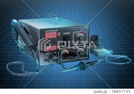 cad model of Digital Soldering Station 56657735