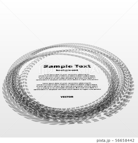 Different circle tracks in perspectiveのイラスト素材 [56658442] - PIXTA