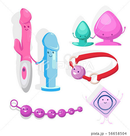 Cute set blue, pink, violet 56658504