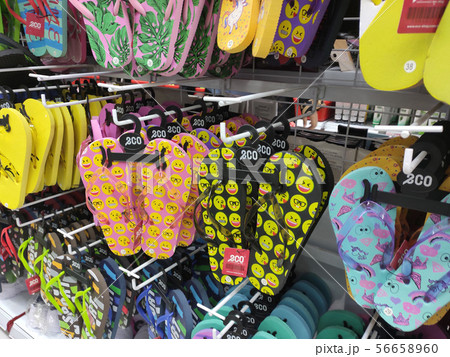 Colorful pair of slippers hang for sale  56658960