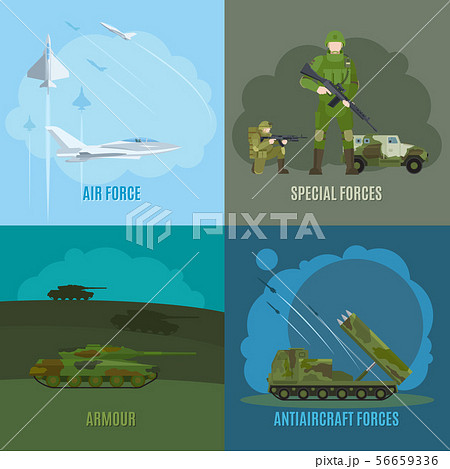 Military and army illustration 56659336