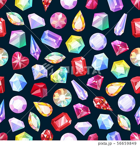 Gemstones, jewelry diamonds gems seamless pattern Gemstones, jewelry diamonds gems seamless pattern 56659849
