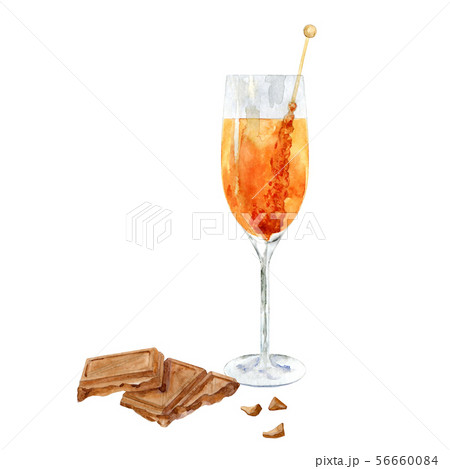 A glass of champagne A glass of champagne 56660084