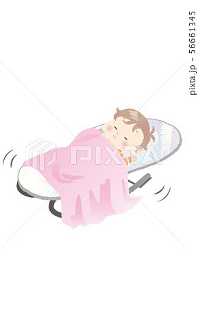 寝る赤ちゃん 寝る赤ちゃん 56661345