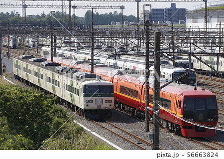 大宮総合車両センター東大宮センターの特急車両 56663824