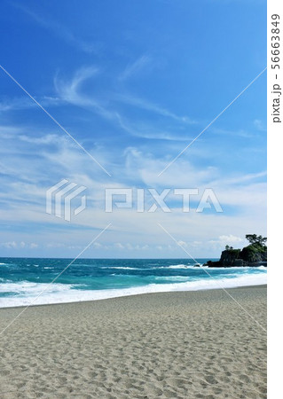 四国 高知県 青空の桂浜 四国 高知県 青空の桂浜 56663849