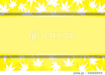 ベクターイラスト背景,秋のイメージ,紅葉,落葉,もみじ,椛,コピースペース,無料,宣伝広告用ポスター 56668949
