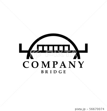 Bridge icon vector illustration Logo template Bridge icon vector illustration Logo template 56670074