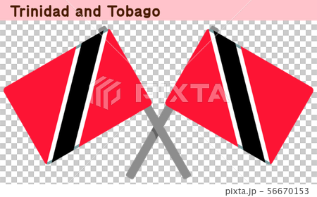 越過特立尼達和多巴哥國旗 56670153