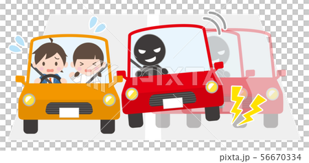 遇到麻煩的乘用車男女 56670334