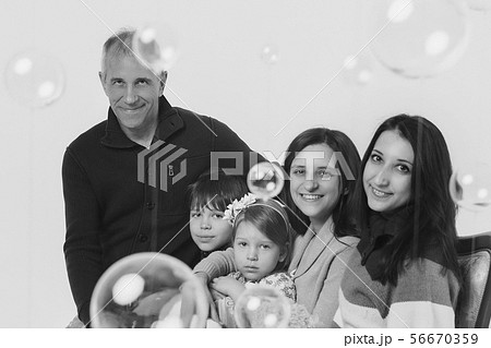 people on a white background: adults and children people on a white background: adults and children 56670359