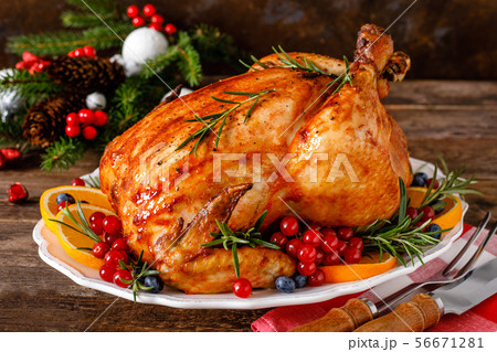Christmas or thanksgiving turkey Christmas or thanksgiving turkey 56671281