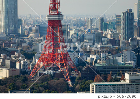 Aerial view of Tokyo, Japan 56672690