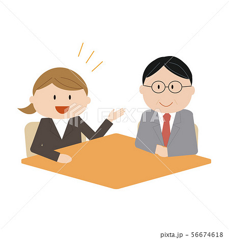 ビジネス　商談3-1 56674618