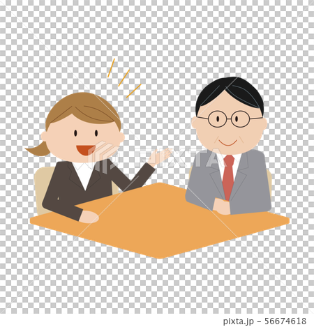ビジネス　商談3-1 56674618