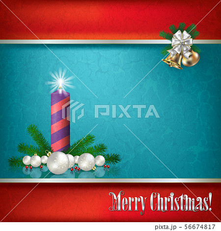 Abstract grunge green background with Christmas 56674817