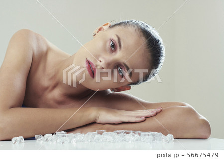 Flawless gorgeous young woman Flawless gorgeous young woman 56675479