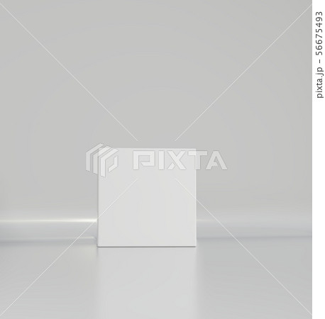 Empty room with a pedestal for presentation Empty room with a pedestal for presentation 56675493