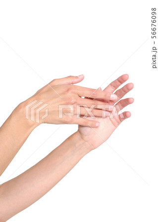 Elegant female hands. Beautiful fingers. Elegant female hands. Beautiful fingers. 56676098