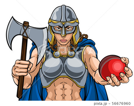Viking Trojan Celtic Knight Cricket Warrior Woman Viking Trojan Celtic Knight Cricket Warrior Woman 56676960