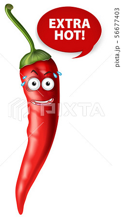 Red chili with extra hot 56677403