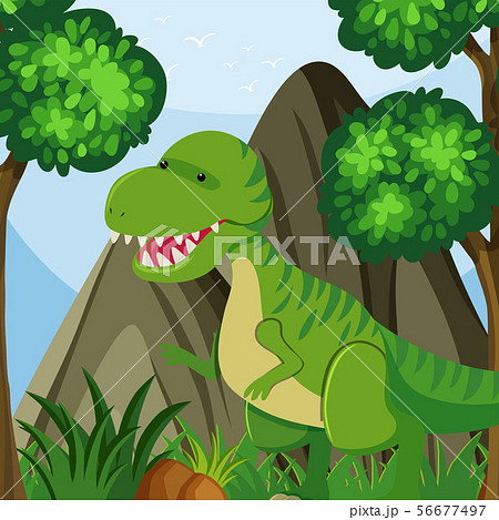 T-Rex in the forest field T-Rex in the forest field 56677497