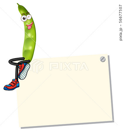 Border template wtih happy greenbean 56677507