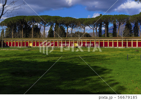 Pompeii, Italy Palestra Grande courtyard. Pompeii, Italy Palestra Grande courtyard. 56679185