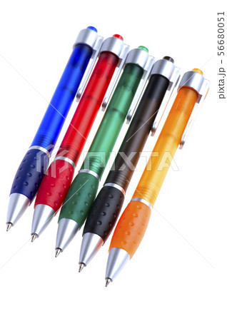 Colored pen isolated on white 56680051
