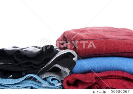 Colored jumper on white Colored jumper on white 56680067