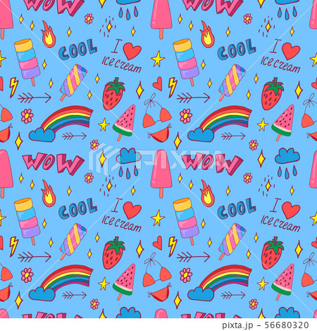 6 POP seamless patterns By Som_Stock