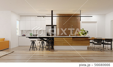 modern kitchen interior. 56680666